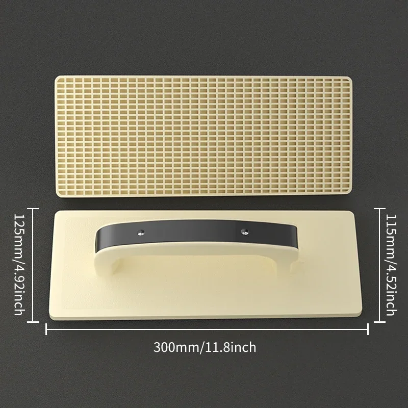 Large Tempered Flat Board Cement Trowel Washboard Gray Trowel Plastic Trowelfor Mason Tools Repairing Tools Flat Board