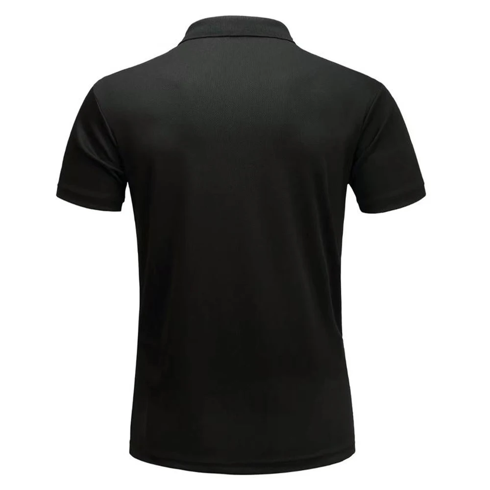Men's Blank Dry Fit Golf Shirts Breathable Polyester Quick Dry Polo T Shirt Mens Golf Shirt