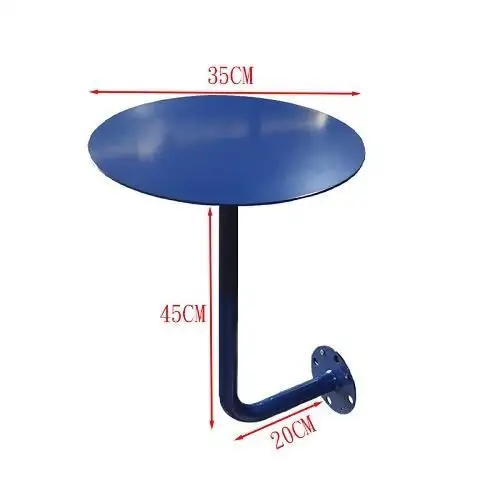 Wall-Mounted Small Round Table for Cafe Milk Tea Shop Corner Booth Space-Saving Bistro Counter Dessert Bar Wall Installation - Image 14