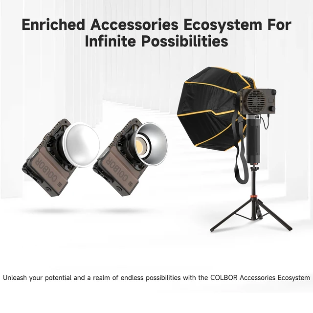 COLBOR W100 Pocket LED Video Light 100W Photography Fill Light 