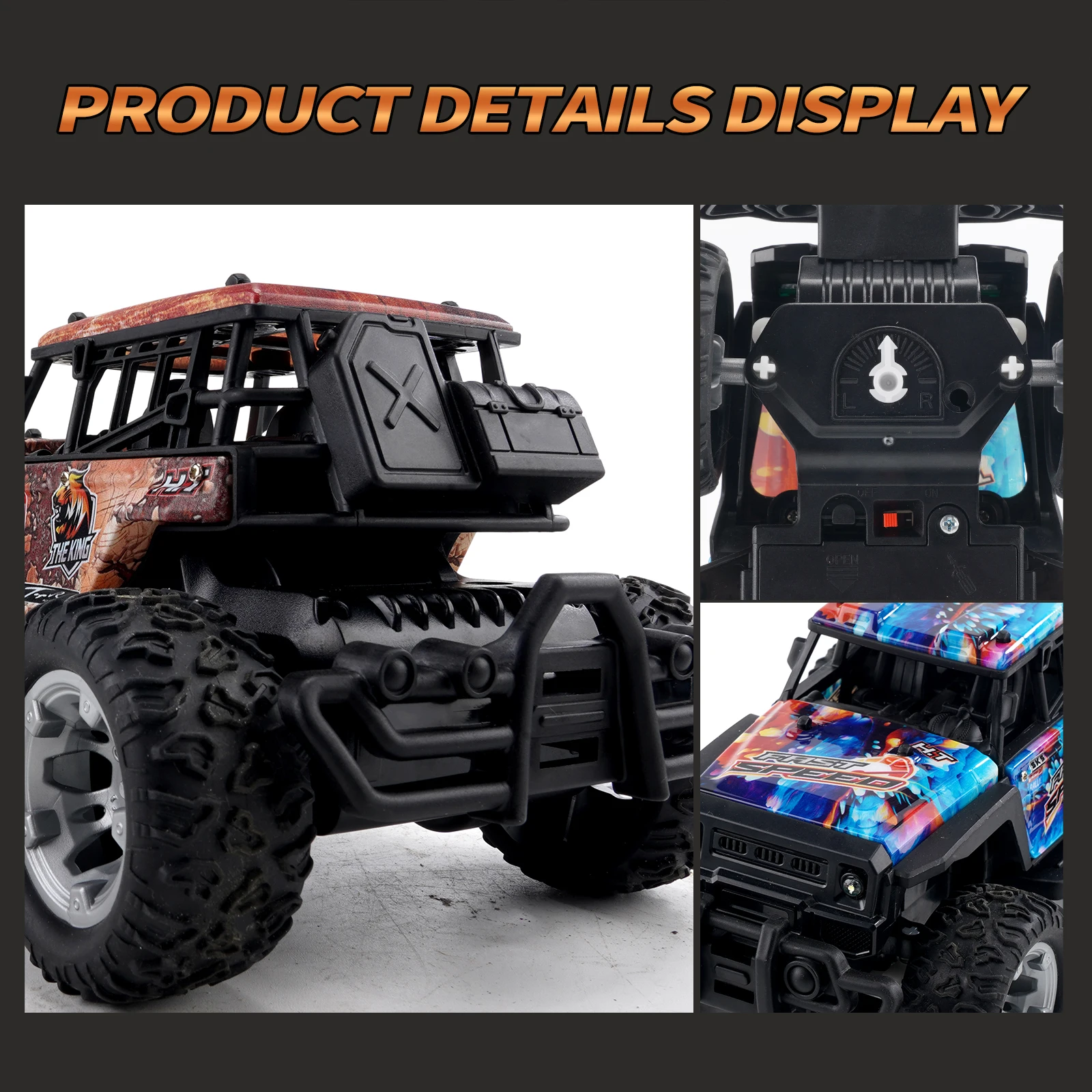 Purple Electric RC Off Road Car Toy for Kids