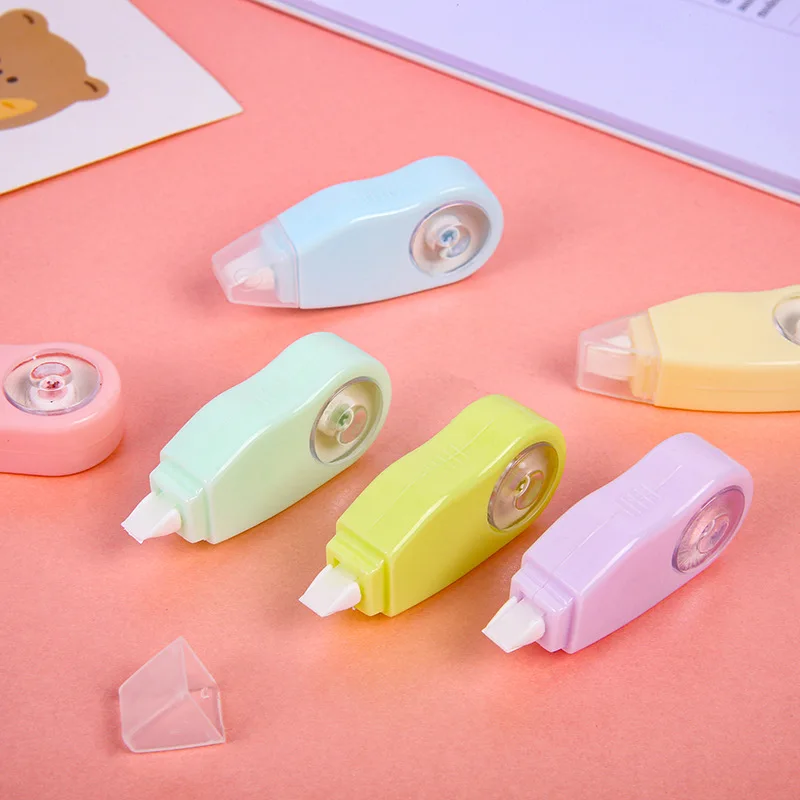 6Pcs Cute Kawaii Morandi Correction Tape writing Altered Tools Correction Belt School Office Corrector Stationery Supplies