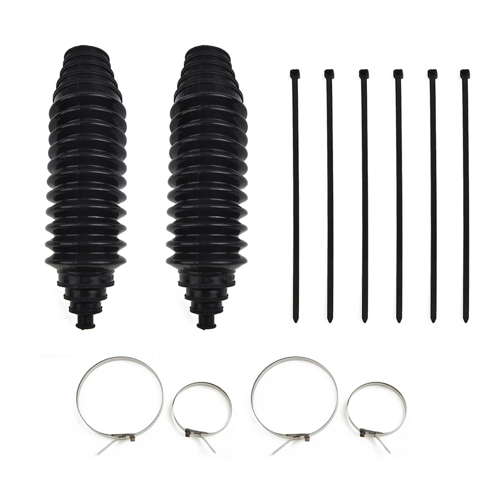 CV Boot Kit Universal Silicone Rack And Pinion Steering Boot Pinion Gaiter Kit for All Cars 2 Set steering rack boot