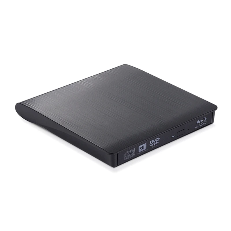 노트북용 초박형 외장 USB 3.0 블루레이 버너, BD-RE CD/DVD RW 버너, 3D 4K 블루레이 디스크 재생 가능
