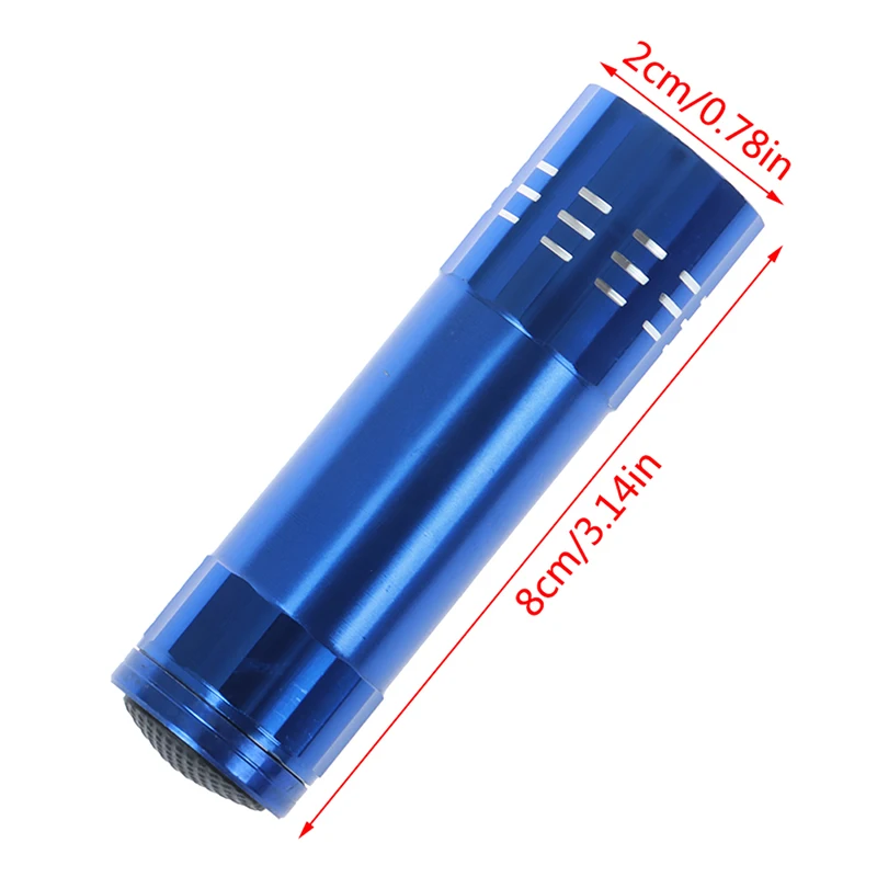 1PC 미니 네일 건조기 9 LED UV 램프 휴대용 포켓 라이트 네일 젤 경화 매니큐어 도구 USB 충전 포함