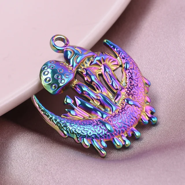 Stainless Steel Pendants Charm Nature Set 5pcs 32