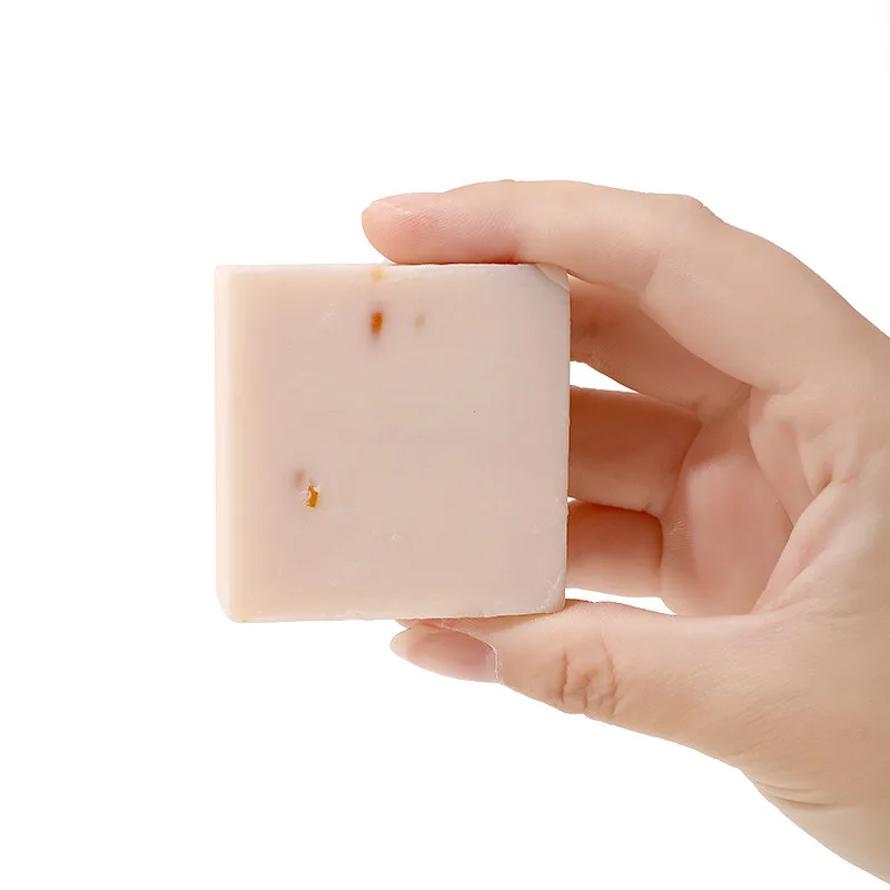 1pcs Handmade Thailand Rice Soap 65g Facial Bath Soaps Wedding Gift