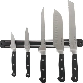 13" Stainless Steel Magnetic Knife Holder – Wall Mounted Strip 1