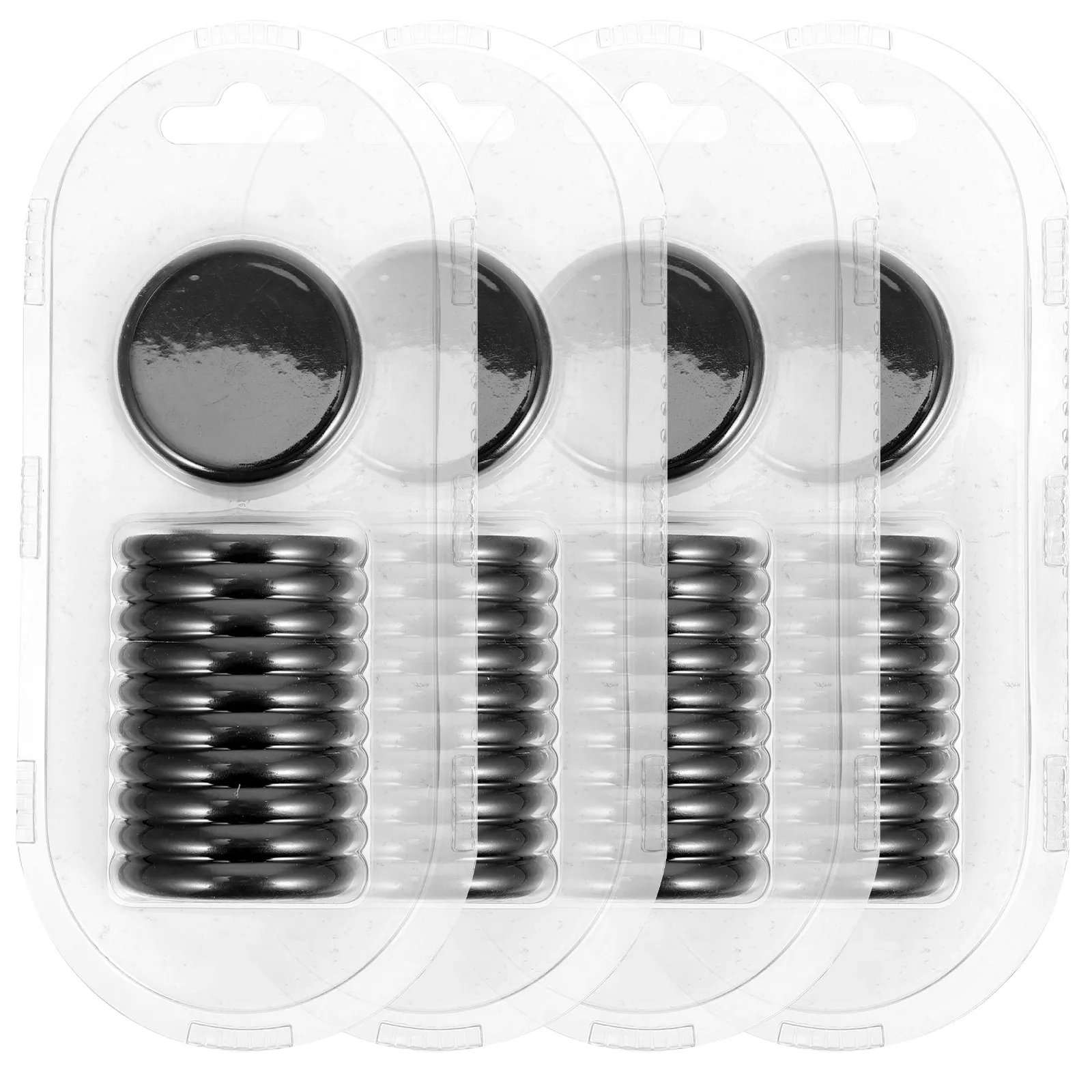 44개 ABS 루즈리프 바인딩 링 디스크바운드 확장 디스크 DIY 플래너 노트패드 파일링 학교 사무실 가정용