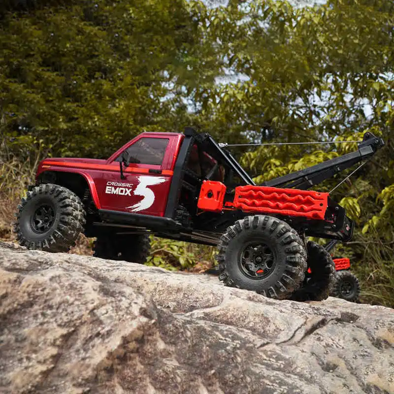 CROSSRC EMO X5 Big Rock Sheep 1:8 Remote Control Electric Brushless FOC Extended Rescue Vehicle Climbing Off-Road Vehicle 3