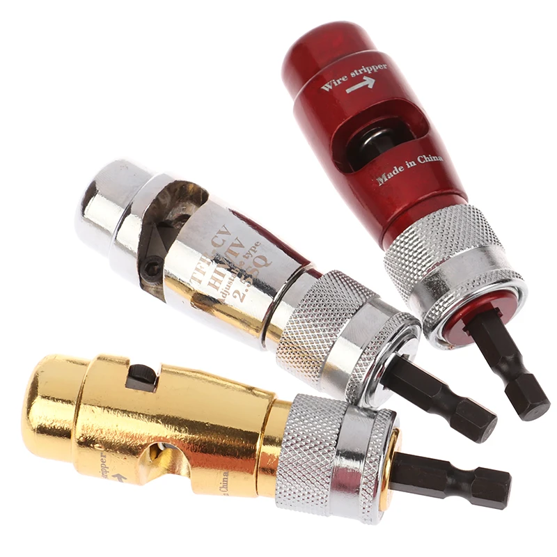

1X Electrician Wire Stripper For Quickly Stripping Wire Use With Hand Electric Drill Portable Electrician Tool