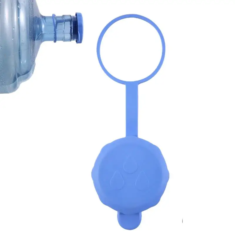 

Water Dispenser Bottle Caps 3/5 Gallon Water Jugs Lid Stopper Silicone Top Cover For Drinking Bucket Anti Splash Accessories