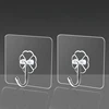 Strong Adhesive Hook Non-trace Transparent Hook Nail Free Stick Clothes Magic Sticky Hook Kitchenware Practical Tools 1