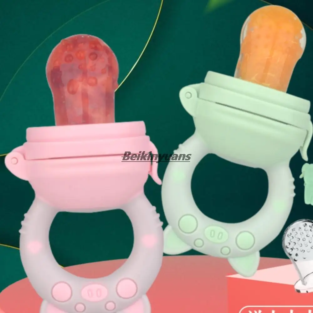 Versatile Baby Teething Pacifier with Food Pouch and Buckle