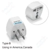 (Single auction not buy) Australian EU US UK To AU Adapter Outlet Electrical Plug Converter Power Charger 3
