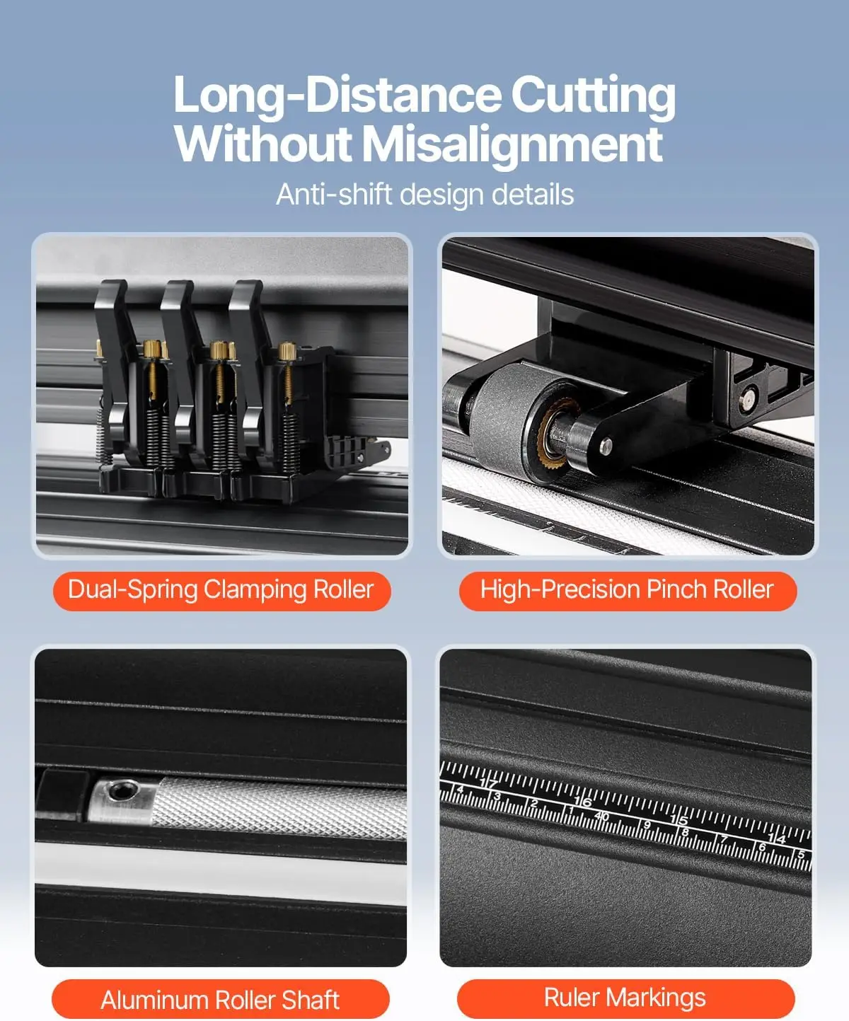 Vinyl Cutter Machine, Upgraded 28 Inch Paper Feed Cutting Plotter Bundle, Adjustable Force & Speed Vinyl Printer with Powerful