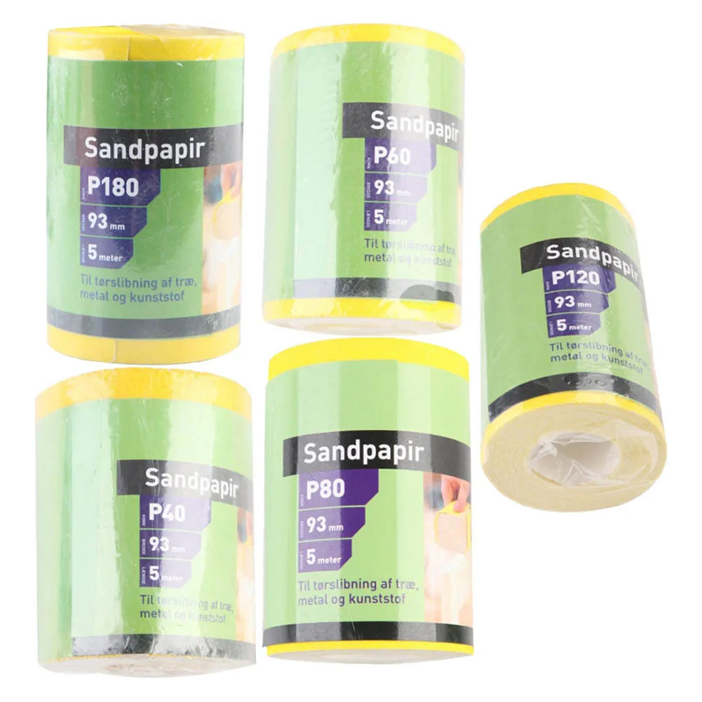 Sanding Paper Sandpaper Aluminum Oxide Polishing Tools Sand Paper Sanding Roll 40/60/80/120/180 Grit Abrasive Tool