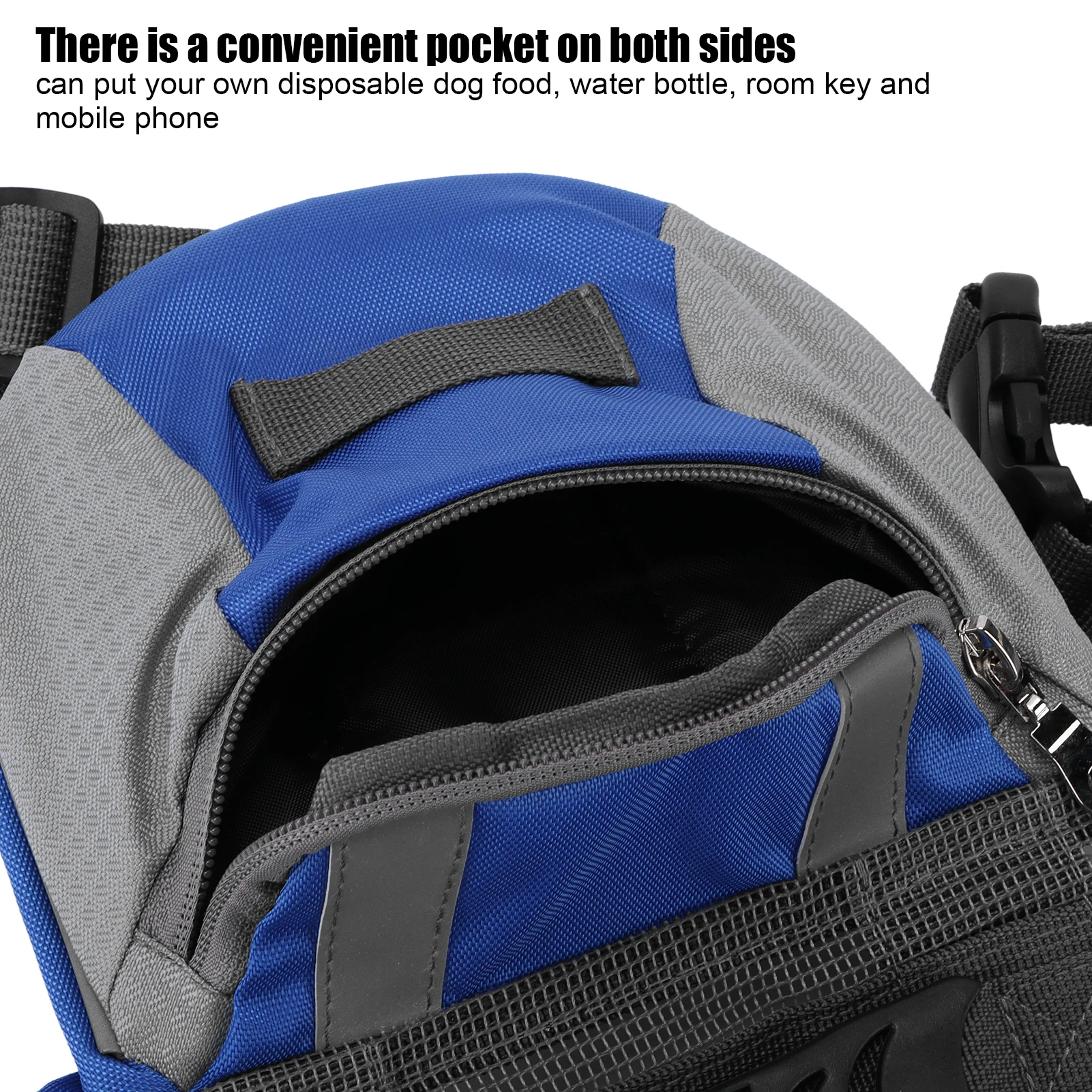 Dog Backpack Dog Saddle Bag Hound Saddlebags Camping Hiking Reflective Strip Backpack Saddle Bag for Small Medium Large Dogs
