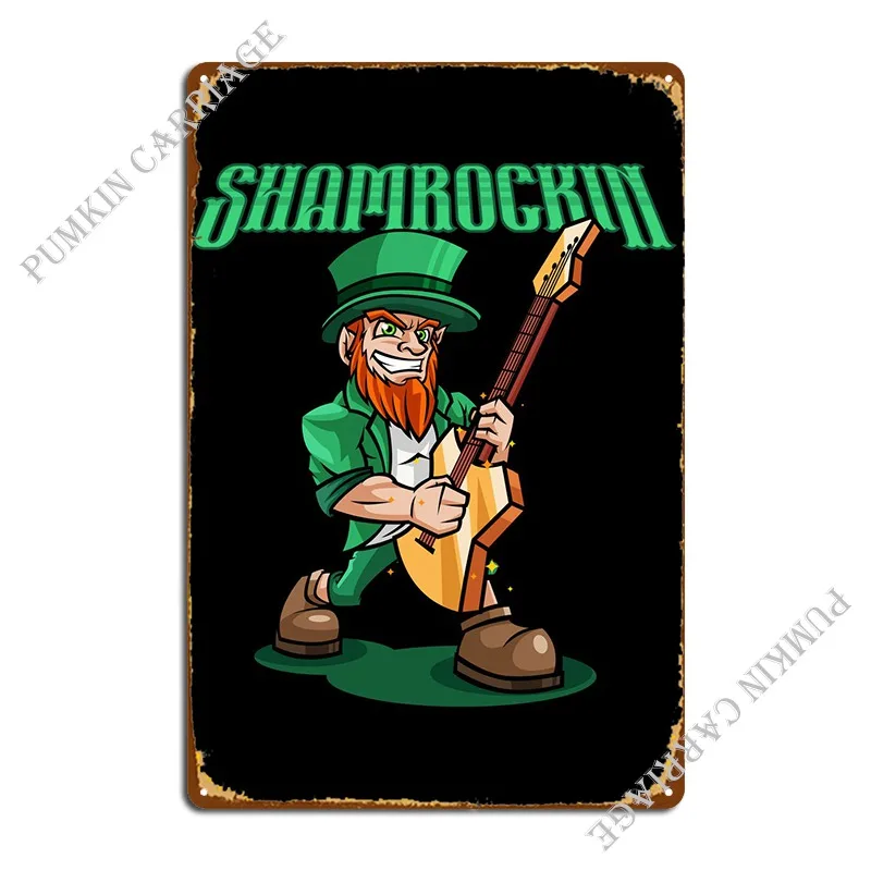 

Тяжелый металлический Leprechaun, металлическая фотография, клубный кинотеатр, оловянный знак, плакат