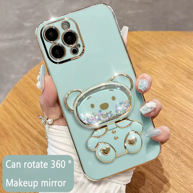 Quicksand Glitter Mirror Phone Case For Infinix Note 12 30 Pro 11 11S Hot 30i 12i 20i Play Tecno Spark 10 10C Cover_voghion.com