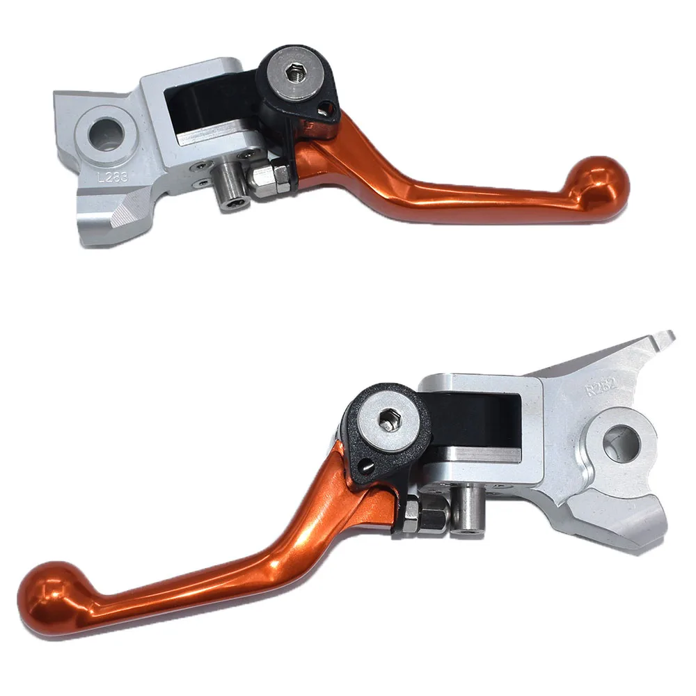 4 Directions Foldable Pivot Brake Clutch Lever For EXC EXCF EXCR XC XCF XCW XCFW SX SXF SIX DAYS Dirt Bike Motocross Enduro