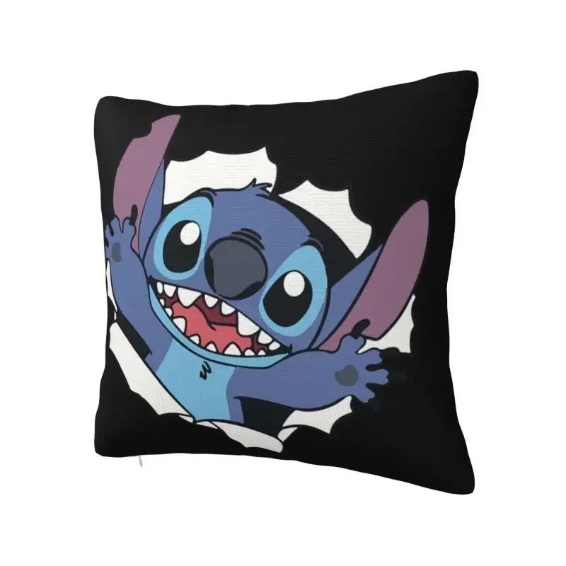 Luxury Stitch Cushion Cover 40x40cm Soft Throw Pillow Case for Car Square Pillowcase Decoration