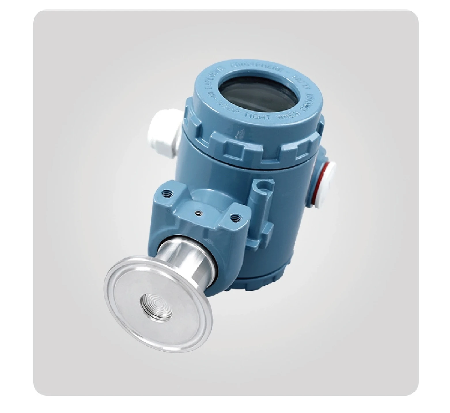PCM400KF Sanitary Digital Pressure Transmitter Liquid Level Sensor Tri Clamp 12V