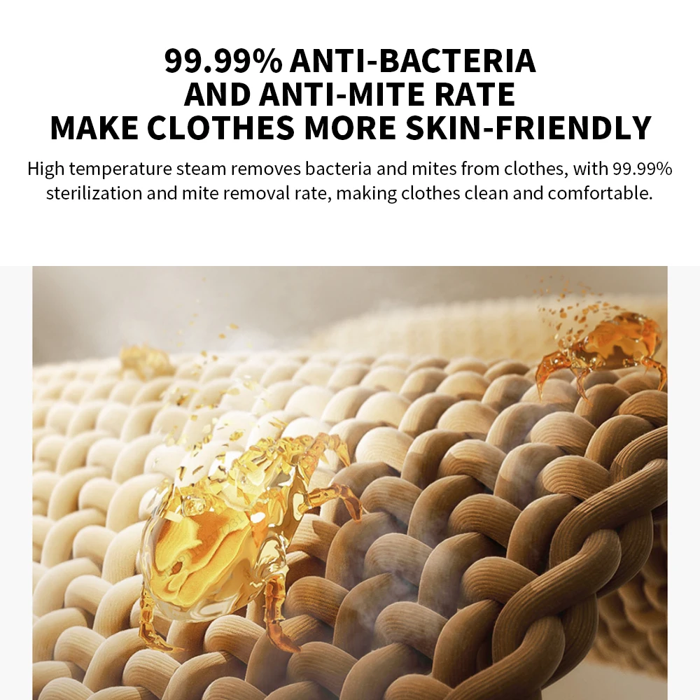 الأصلي XIAOMI MIJIA مكواة بخار محمولة باليد، منظف...