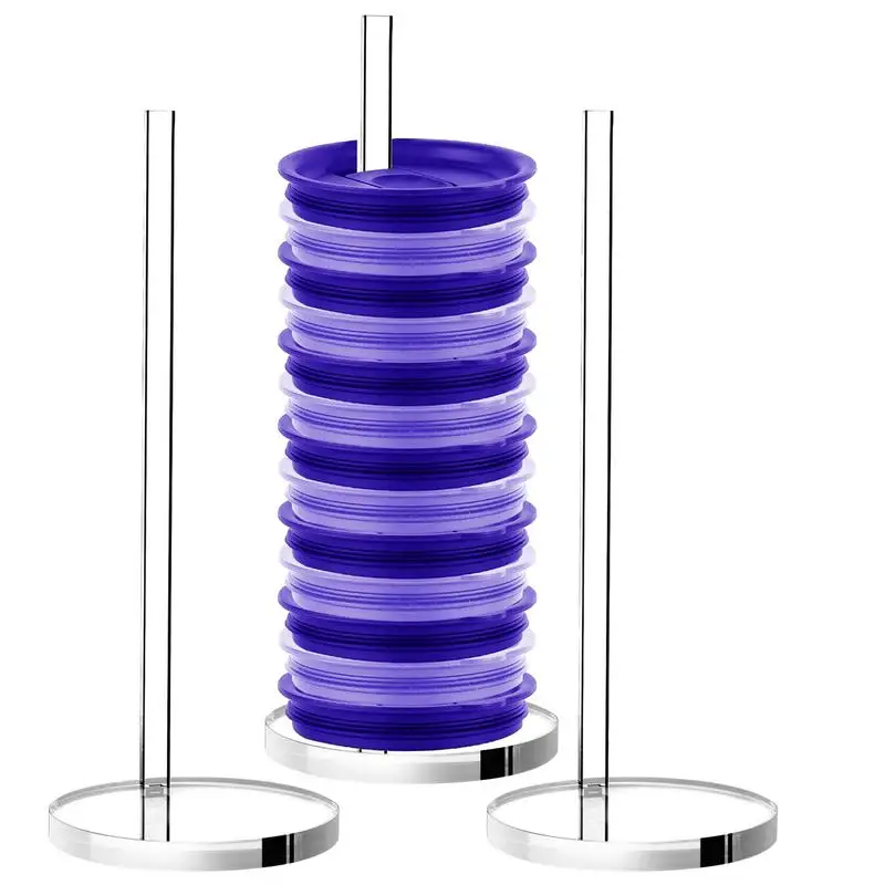 

Acrylic Cup Lid Organizer Rack Glass Lid Vertical Storage Countertops Tumbler Lid Organizer For Cabinet Space-Saving Dining Tab