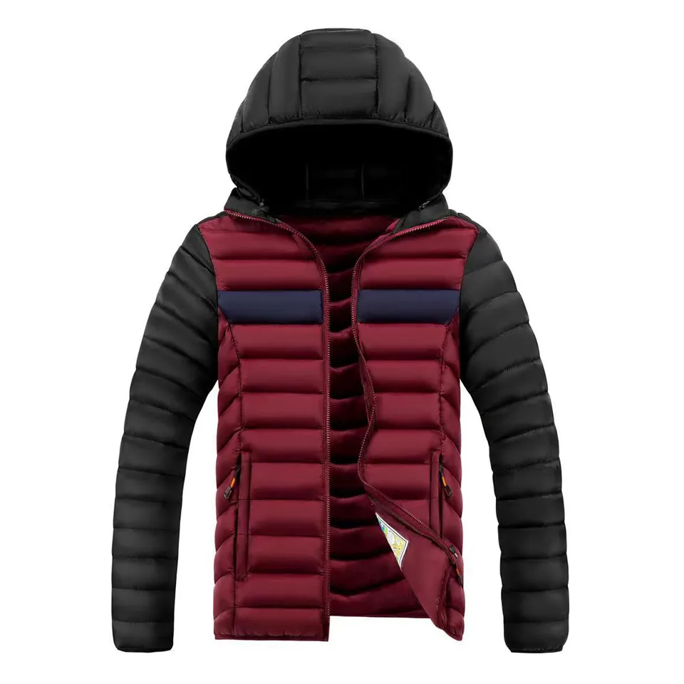 Men's Warm Hooded Hiking and Skiing Jacket