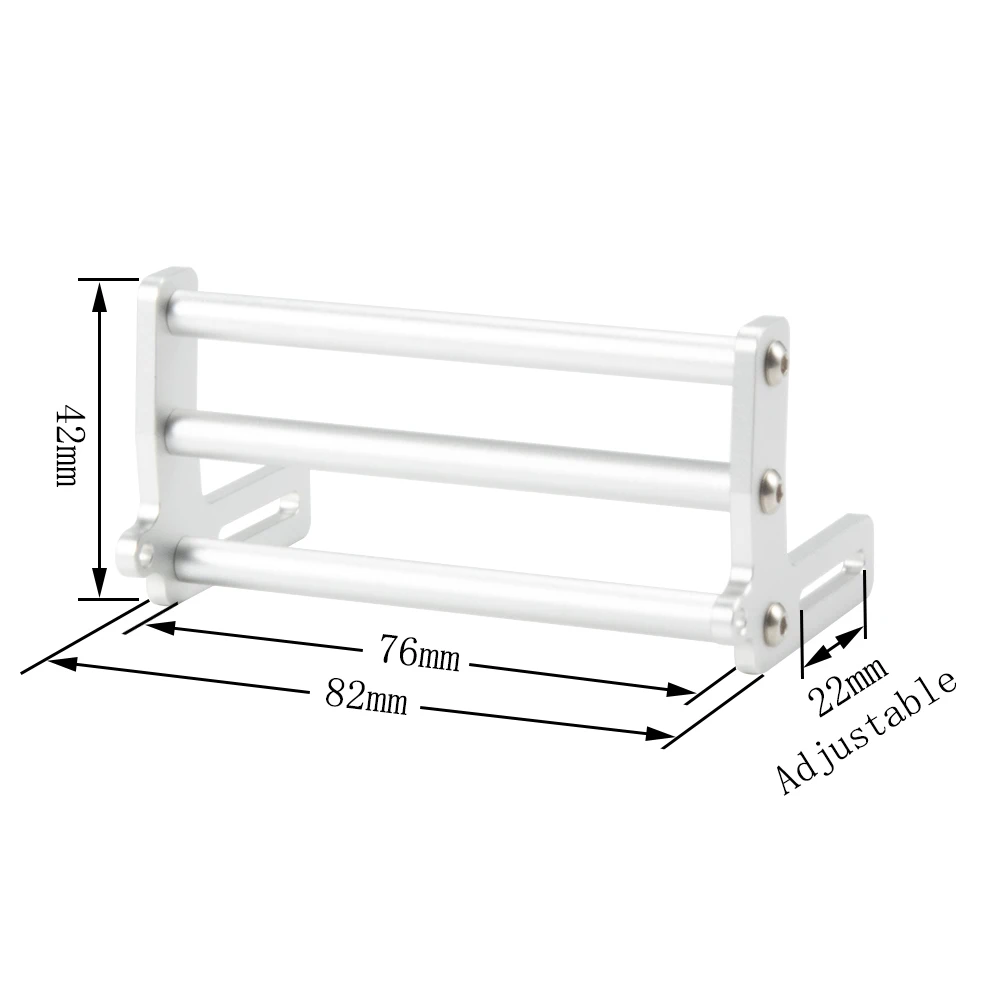 Durable Aluminum Front Bumper Bull Bars for 1/10 RC Crawler Vehicles