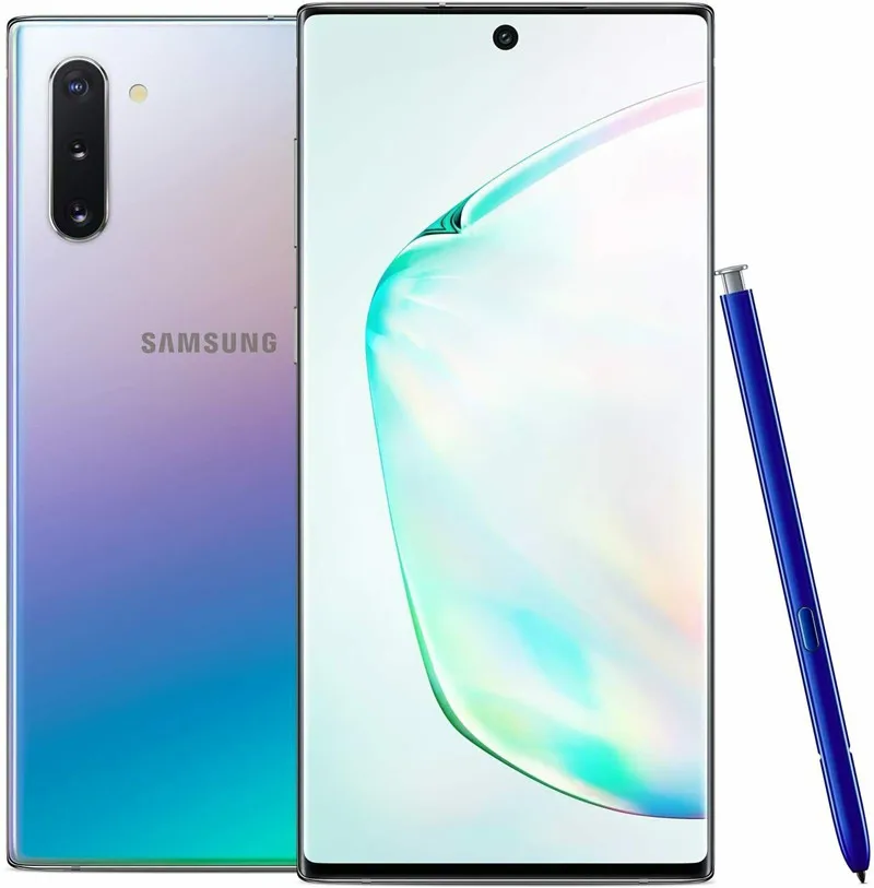 Samsung Galaxy Note10 Note 10 Dual Sim N9700 256GB ROM 8GB RAM Octa Core 6.3" AMOLED Snapdragon 855 NFC Original 4G Cell Phone