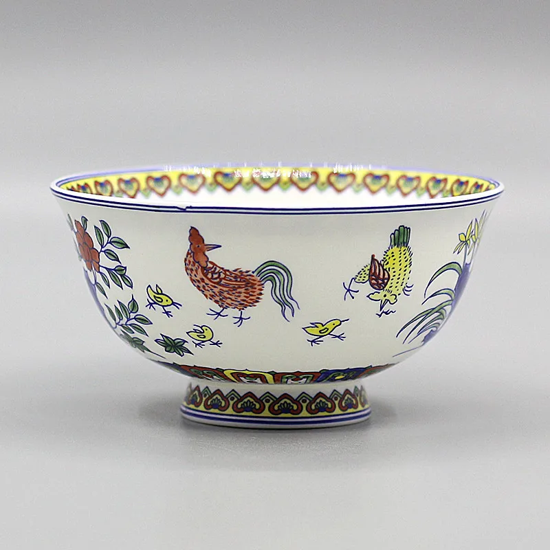 

Ming Dynasty Chenghua Colorful Chicken Bowl Antique Collection, Antique Porcelain, Rice Bowl, Home Decoration, Nostalgic Bowl