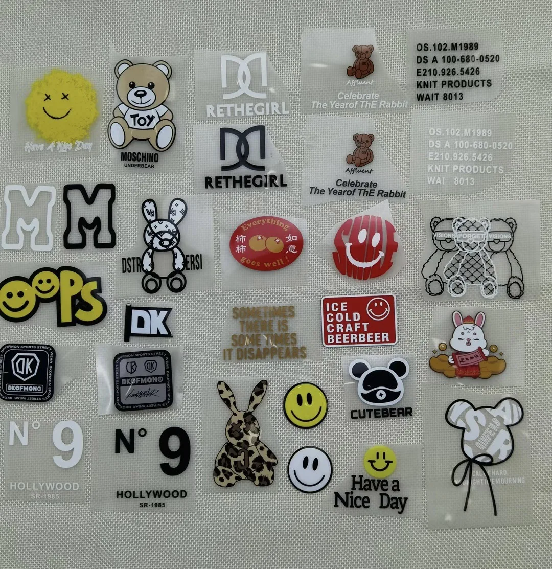 Sticker Iron On Transfer Decals Clothing Thermoadhesive Patches on Clothes Applique Thermal transfer stickers heat transfer stickers clothing patches