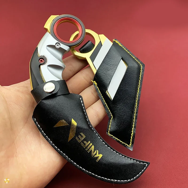 Valorant Championships Karambit Metal Model EP5 Prime Vandal Claw Knife Alloy Craft Model Game Jett Kunai Collectible Toys Knife 4