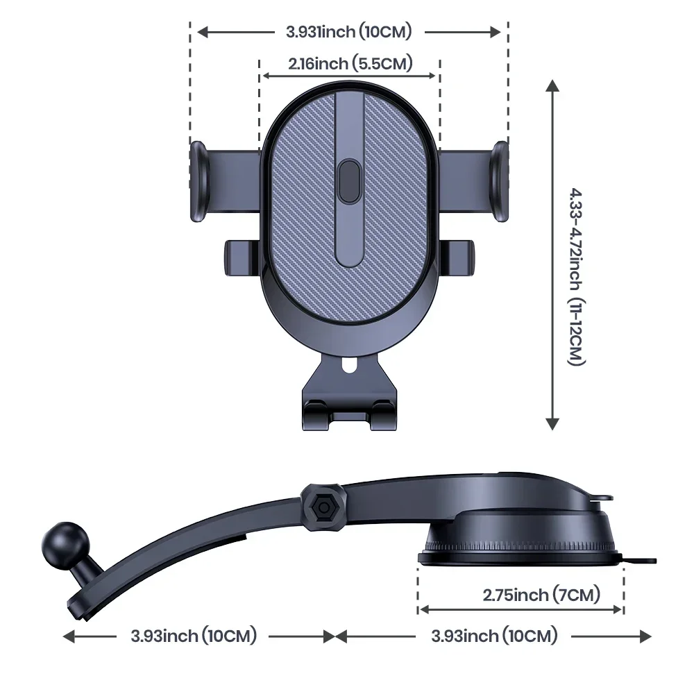 Universal 360° Rotatable Car Dashboard Phone Holder