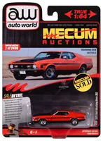 AW auto world  1:64 Dodge challenger SRT demon ford mustang  351 diecast alloy car model 2