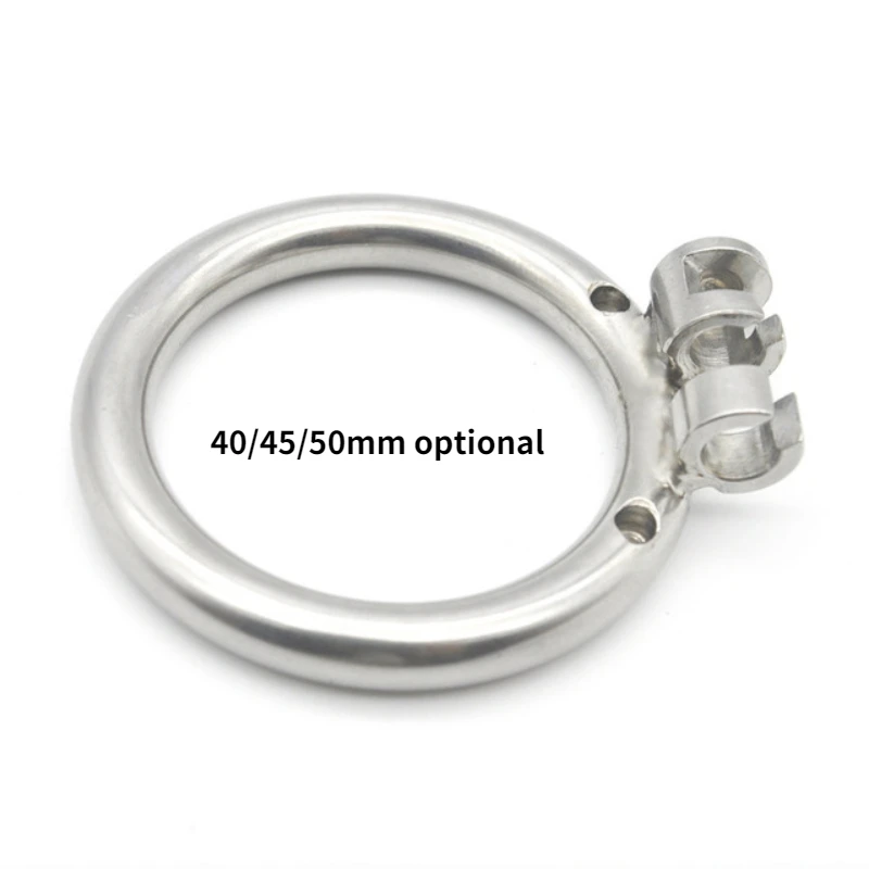 Penis Chastity Cage Chastity Lock Sex Toy Male Chastity Cage Stainless Steel with 8/10/12 Mm Urethral Catheter Penis Lock Penis Ring Device Men's Adult Erotic Sex Toys