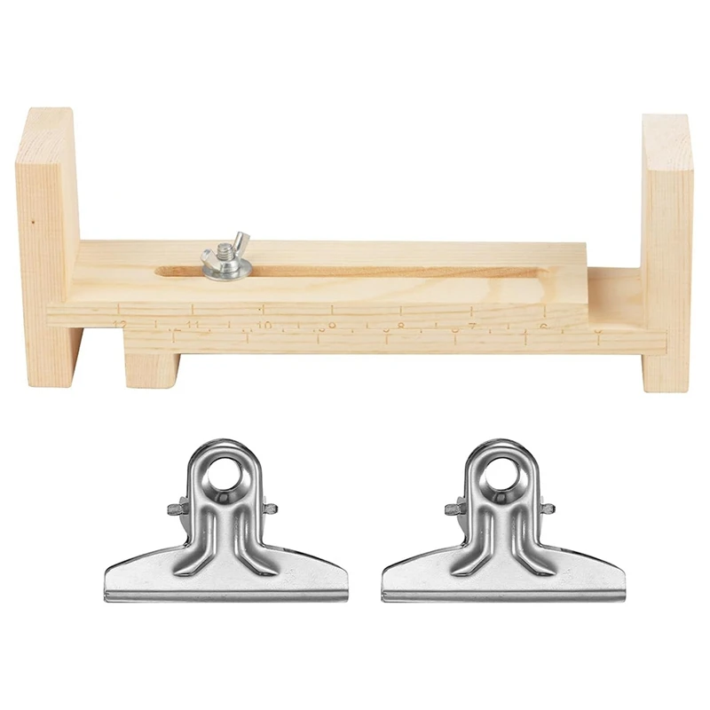 Wooden Bracelet Clamp, Wooden Clamp Bracelet Maker, Weaving Tool Kit, DIY Hand-Woven Clamp