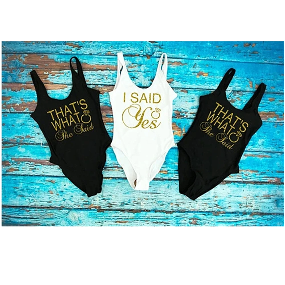 

personalize glitter wedding Bride Squad Bride bikinis Bathing Suits Honeymoon Bachelorette Swimwear Swimsuit Bridesmaid gifts