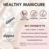 Acrylic Nail Kit Starter: Clear Pink Nude Acrylic Powder & Nail Liquid Acrylic Nail Brush Nail Files Forms Press On Nails 3