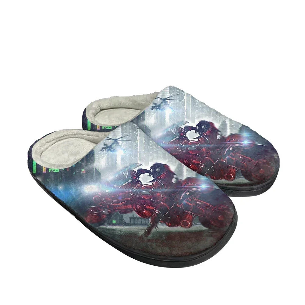 Hot Akira Latest Fashion Cotton Custom Slippers Mens Womens Sandals Plush Casual Keep Warm Shoes Thermal Comfortable Slipper