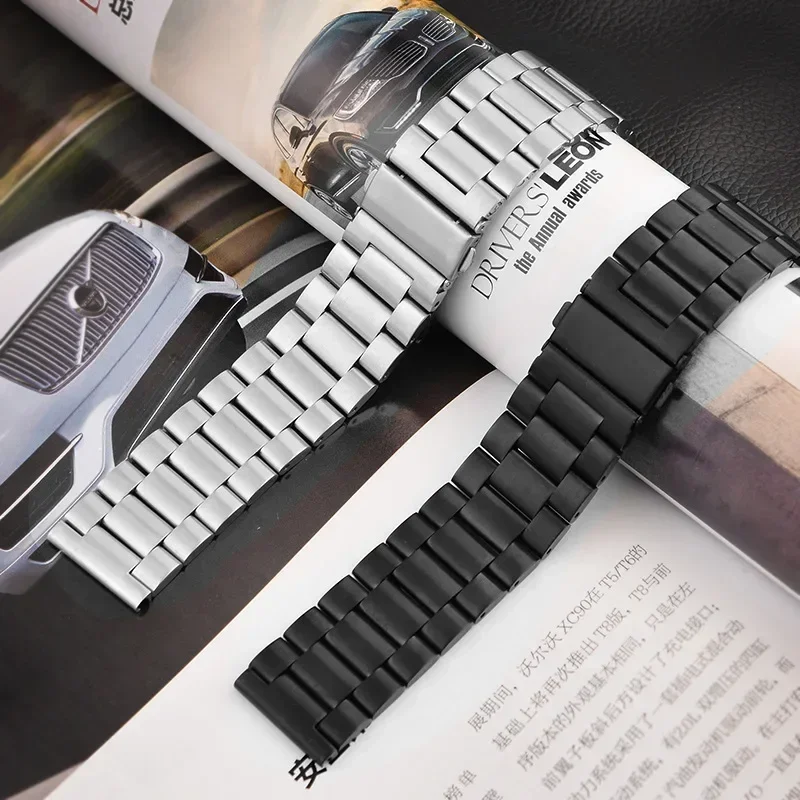 Premium Full Stainless Steel Watchband Bracelet - Multiple Size Options