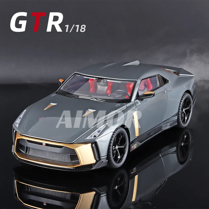 

Aimor 1:18 GTR50 Supercar Alloy Die-casting Car Model Toy Collection Boyfriend Festivals Children Boy Gift Tabletop Decoration