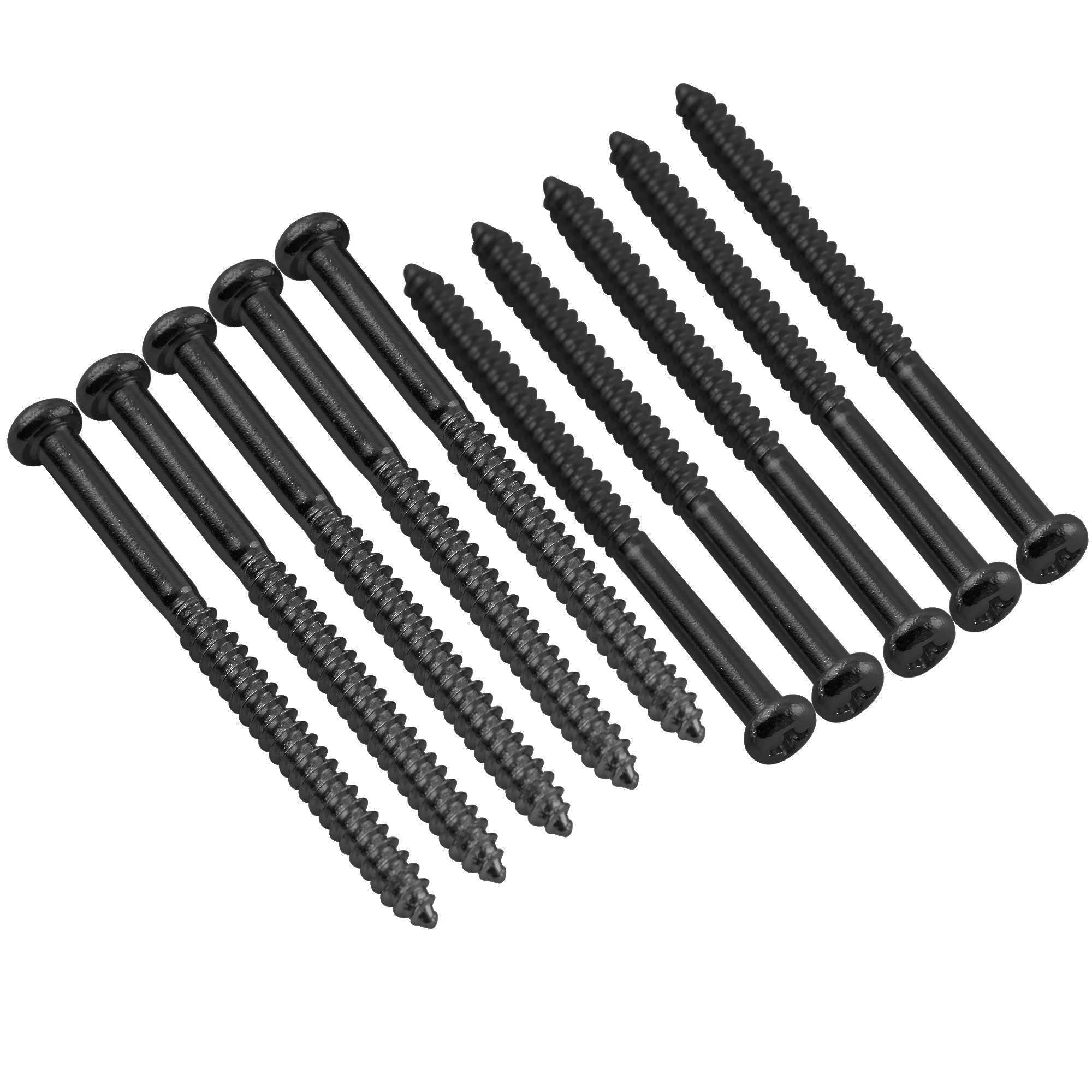 Musiclily Ultra 2,6 x 35 mm Edelstahl-Tonabnehmer-Befestigungsschrauben für JB PB P90 JM Style E-Gitarre-Bass-Tonabnehmer (10er-Set) – Detail 3