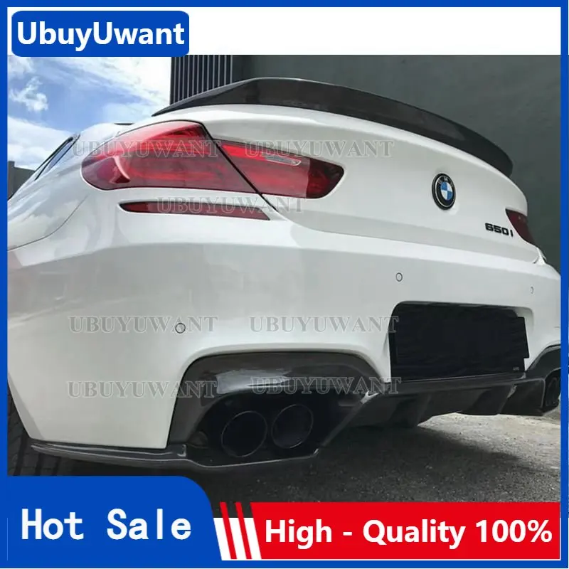 

For BMW 6 Series F06 & M6 F12 F13 Carbon Fiber Rear Trunk Spoiler Tail Wing 640i 640d 650i 2011 - 2017 Car Styling Rear Wings