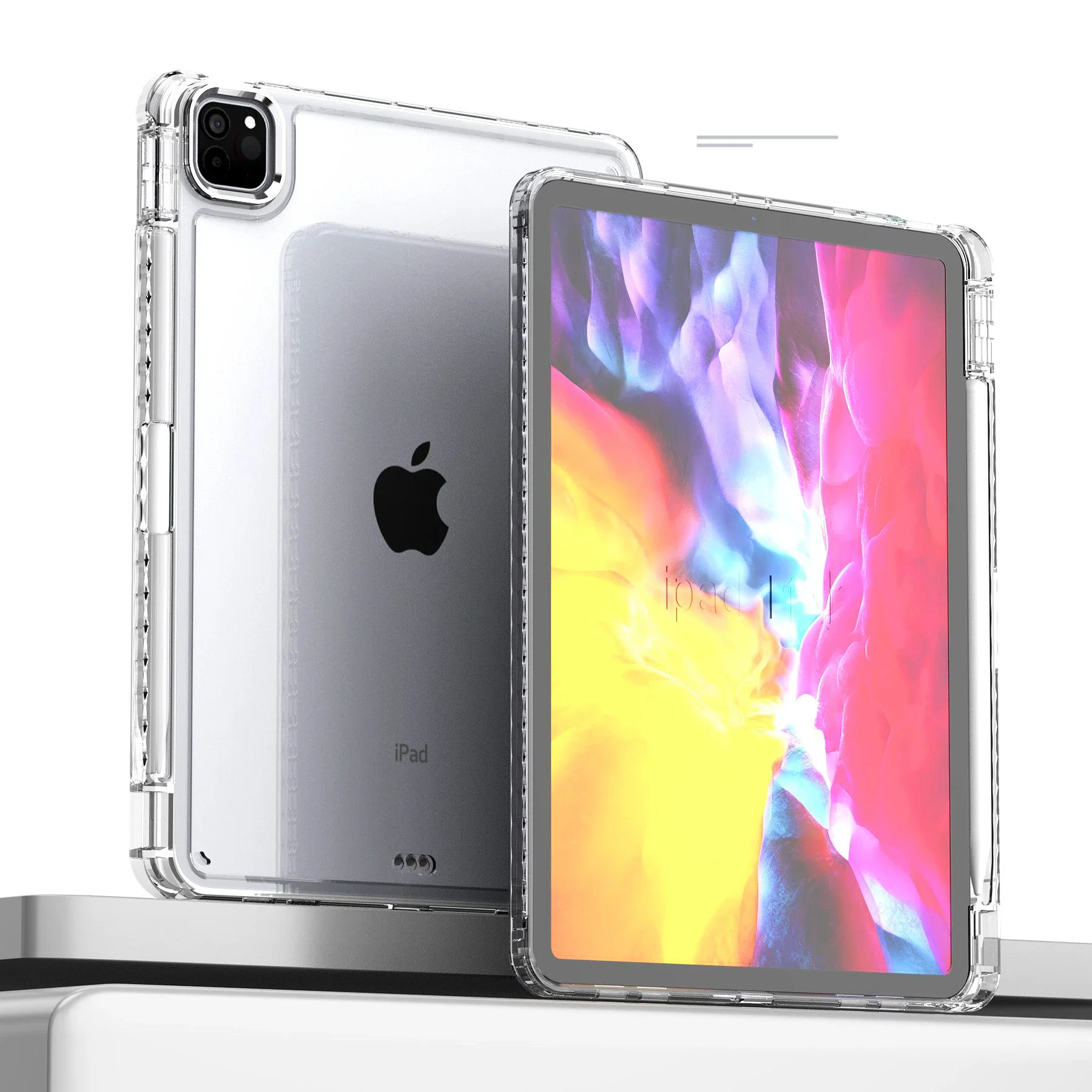 Ultra-Durable Clear Transparent Tablet Case - Shockproof Soft Protective Cover