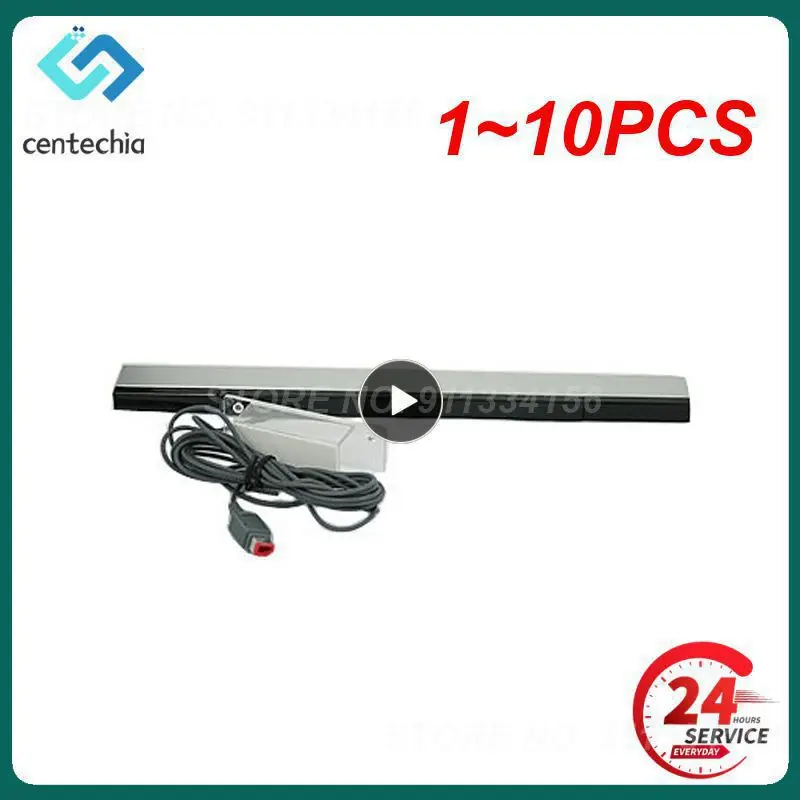 Barra Del Sensore Da 1 ~ 10 Pezzi Da 20Cm Per La Sostituzione Wii Barra Del Sensore A Raggi Infrarossi Cablata Per Console Wii E Wii U Con 2 Metri