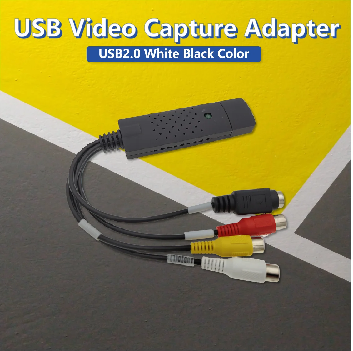 Convertitore Da Vhs A Video Digitale Scheda Di Acquisizione Audio Usb 2.0 4Ch Adattatore Analogico S-Video Audio Tv Dvd Vhs Video Grabber