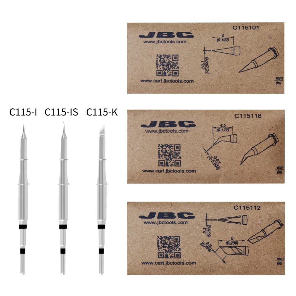 Original JBC Soldering Iron Tips C115101 C115118 C115112 For T115